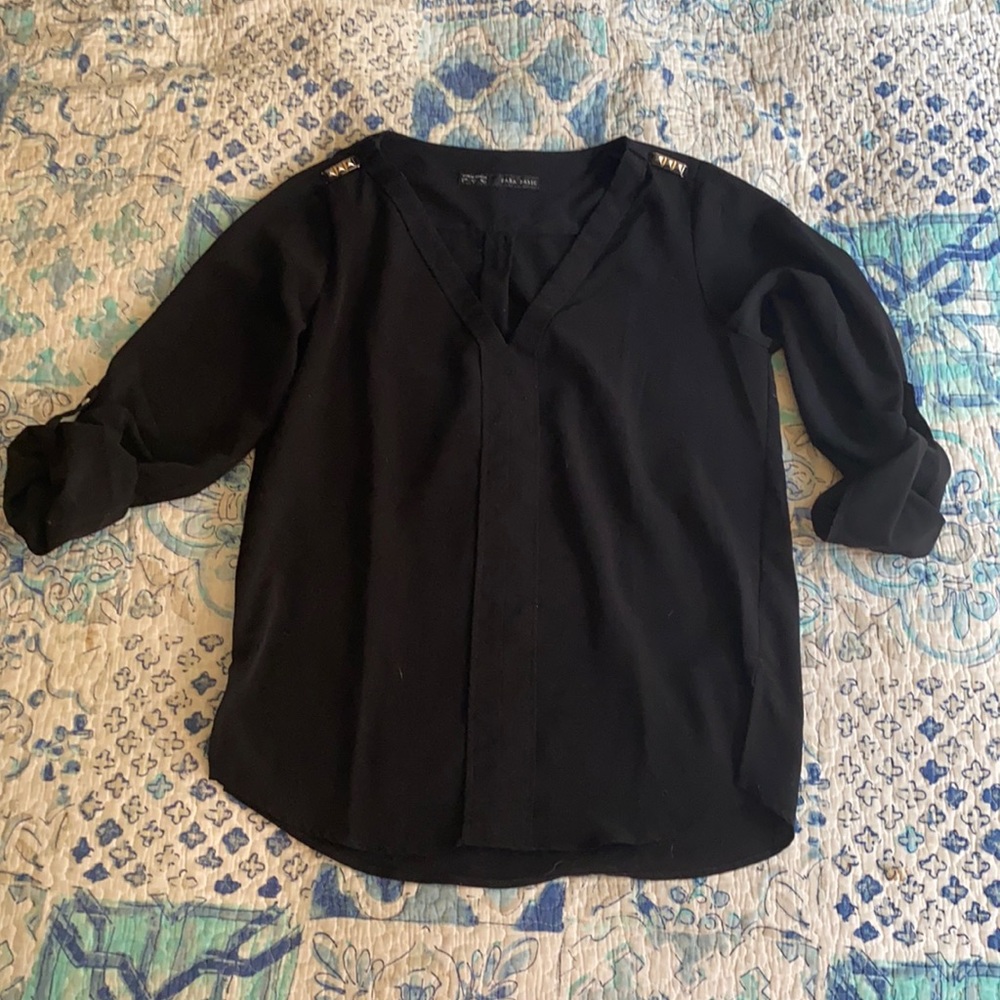 Zara V-neck blouse